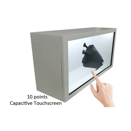 27寸3d透明屏展示柜透明液晶屏觸摸互動全息投影裸眼3D廣告機(jī)廠家直銷生產(chǎn)廠家批發(fā)