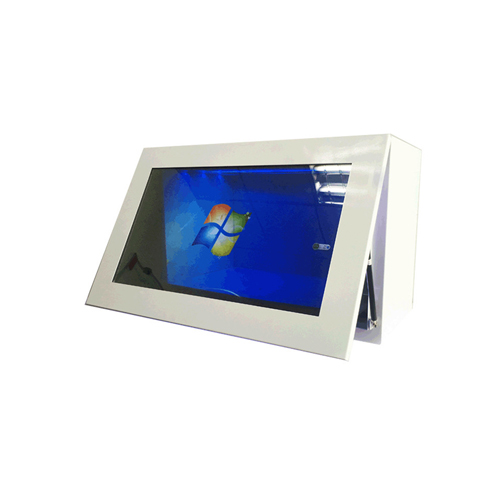 65寸透明屏展示柜lcd廣告機商場珠寶展廳3D透明電子屏展柜生產(chǎn)廠家批發(fā)