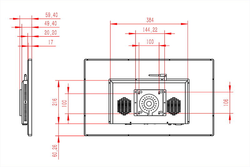 27寸上海壁掛廣告機(jī)