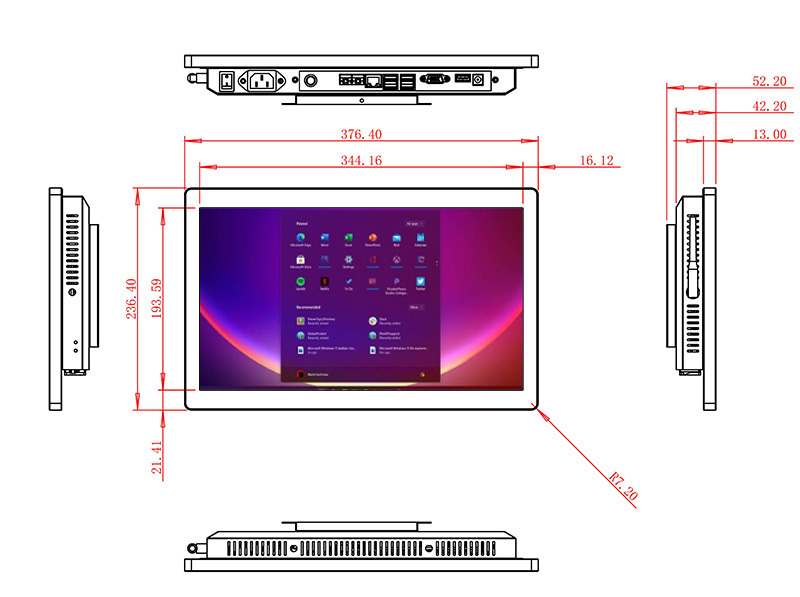 Windows電容觸摸一體機