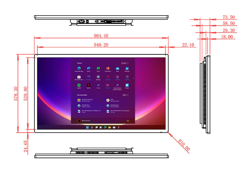 Windows電容北京觸摸一體機廠商價格