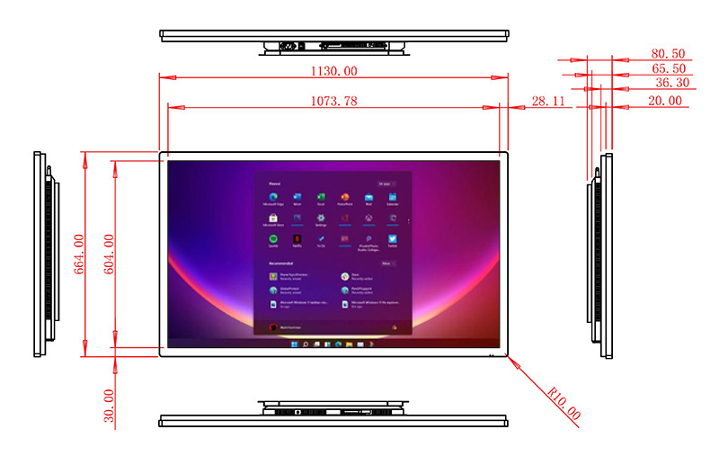 Windows電容觸摸液晶廣告機價格