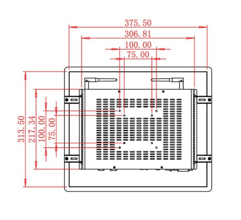 嵌入式顯示屏一體機