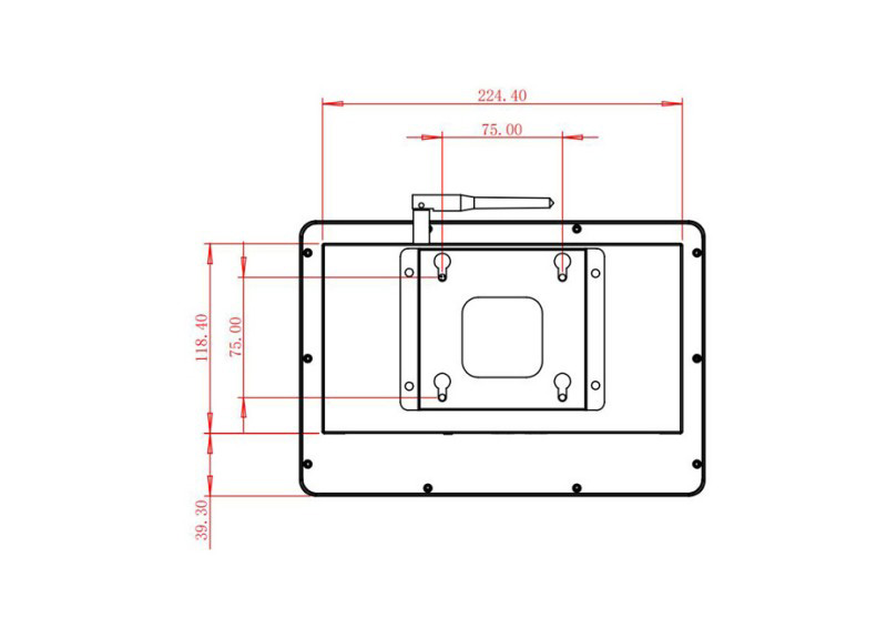 10.1會(huì)議智能門牌