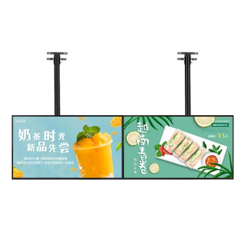 吊掛式廣告機(jī)室內(nèi)數(shù)字標(biāo)牌顯示系統(tǒng)高清液晶屏廣告機(jī)定制
