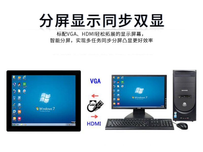 嵌入式工控機一體機