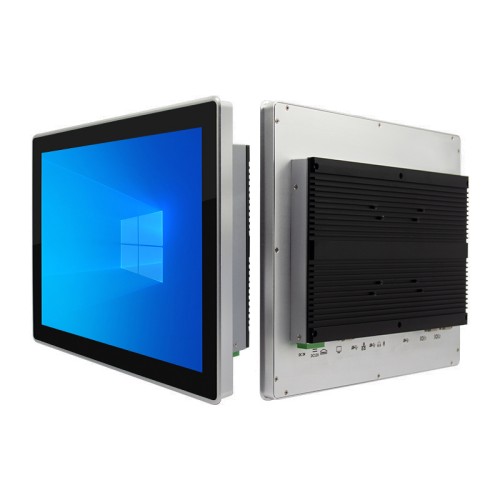 智顯通全封閉防塵工控一體機雙網多串口電容工業(yè)觸摸屏顯示器嵌入式工業(yè)平板電腦PLC組態(tài)