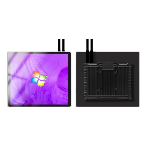 ZXTLCD 鋁板封閉式細(xì)窄邊觸摸工控一體機防水工業(yè)電腦嵌入式電阻電容壁掛桌面顯示器